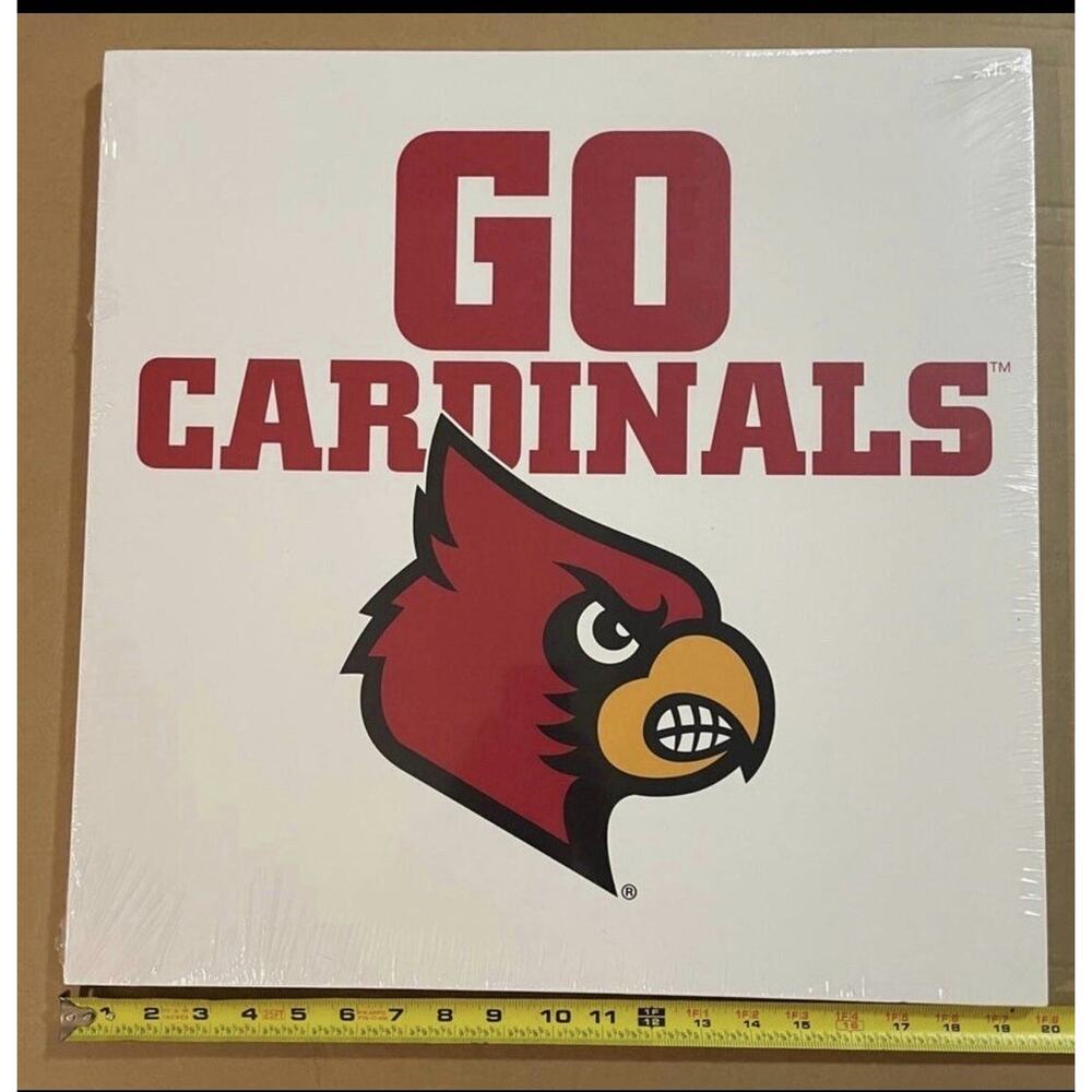 P. Graham Dunn Go Louisville Cardinals University Chant 19.75 x 19.75 Canvas